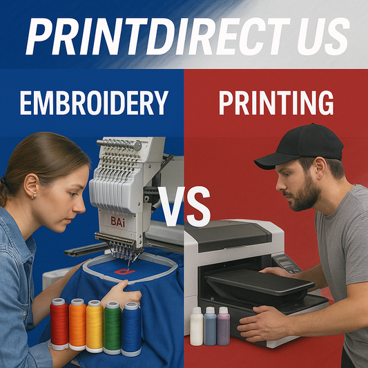 Embroidery vs. Printing: Why Embroidery Is the Smarter (and More Profitable) First Step