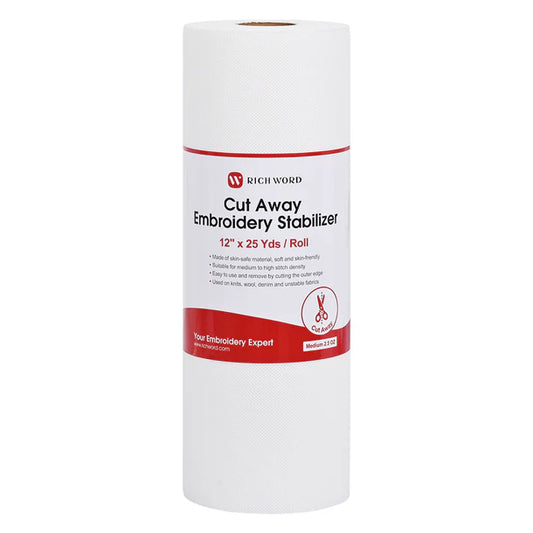 Cut Away Embroidery Machine Stabilizer Backing roll package 2.5 oz