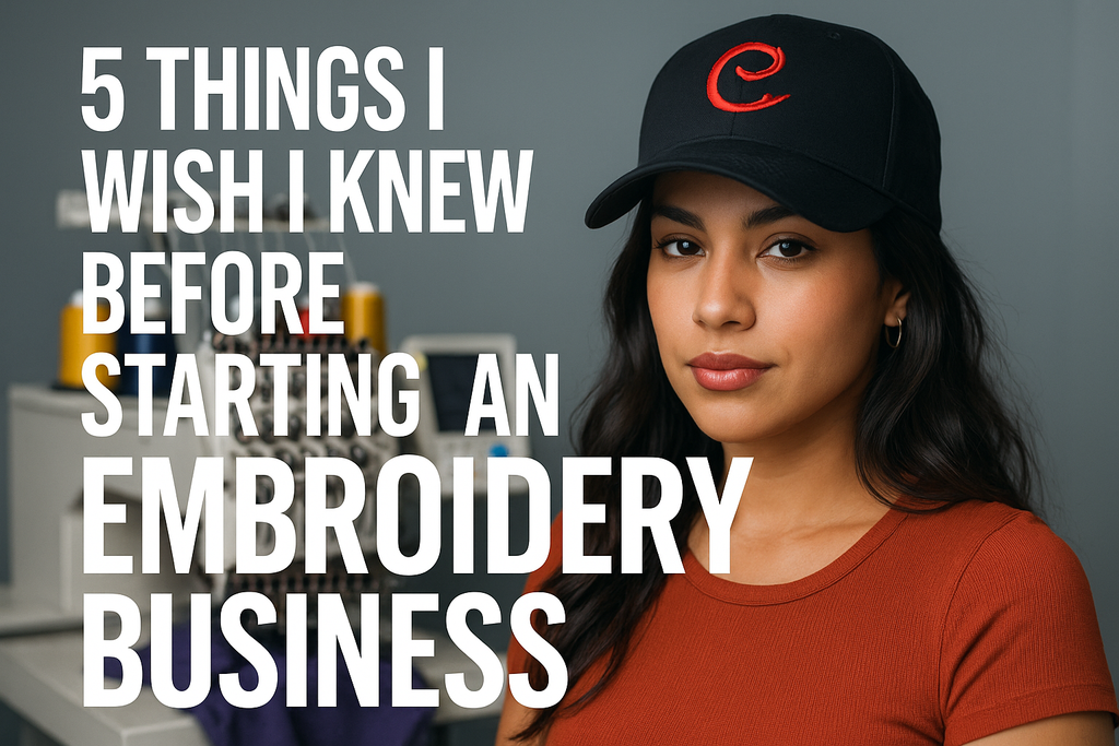 🧵 5 Things I Wish I Knew Before Starting an Embroidery Business