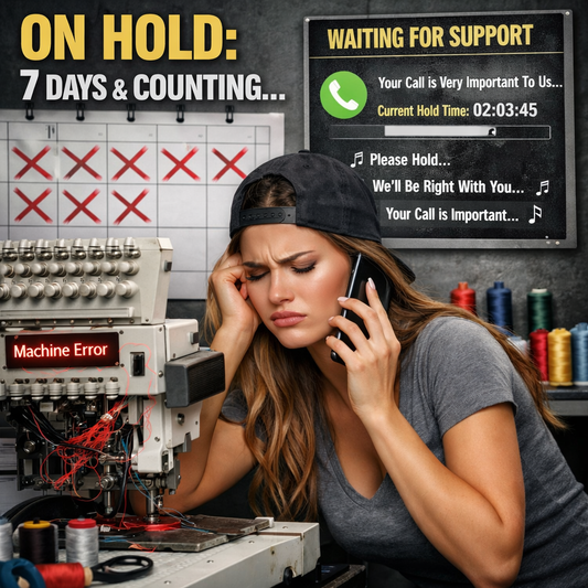 The Embroidery Industry Doesn’t Have a Machine Problem. It Has a Support Problem.