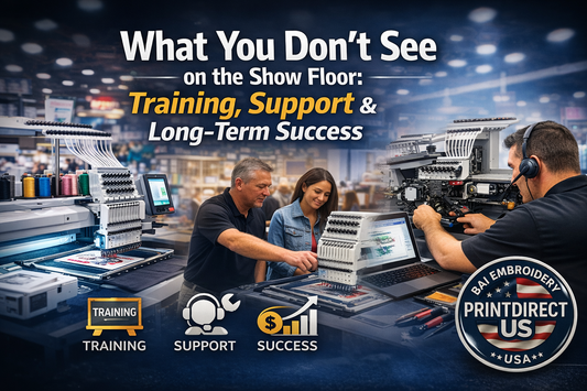 What You Don’t See on the Show Floor: Training, Support & Long-Term Success After Long Beach Impressions Expo, and choosing the Right Company