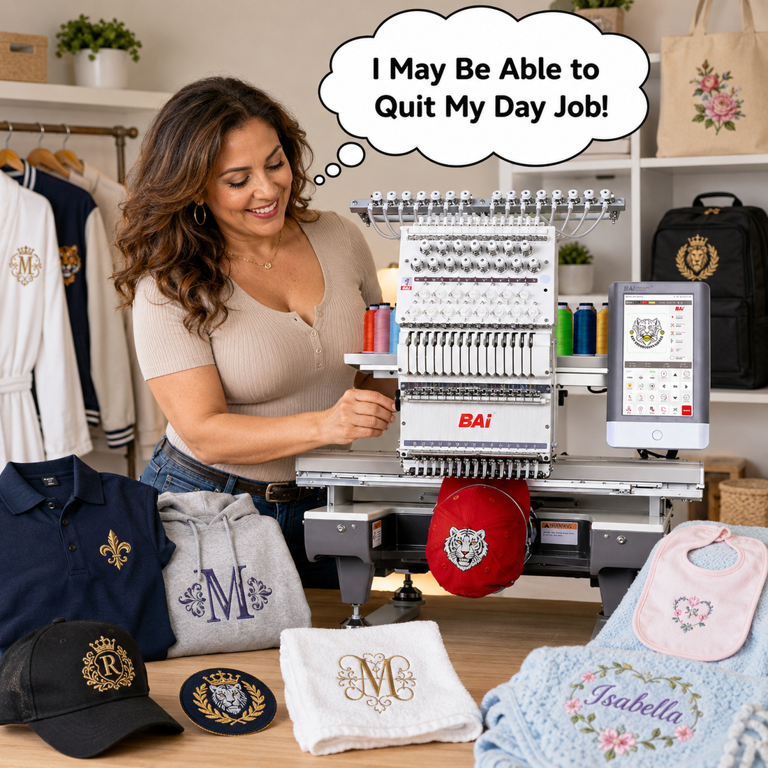Can an Embroidery Machine Really Make You Money and Replace Your 9-to-5? 10 Profitable Products to Sell