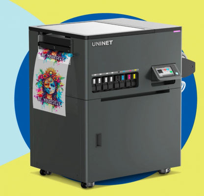 UNINET® DTF Xpress - 17 in, 8 Head, Auto Maintenance DTF Printer 120v