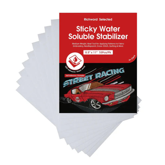 Sticky & Wash-Away 8.5"x11"  (10pcs)
