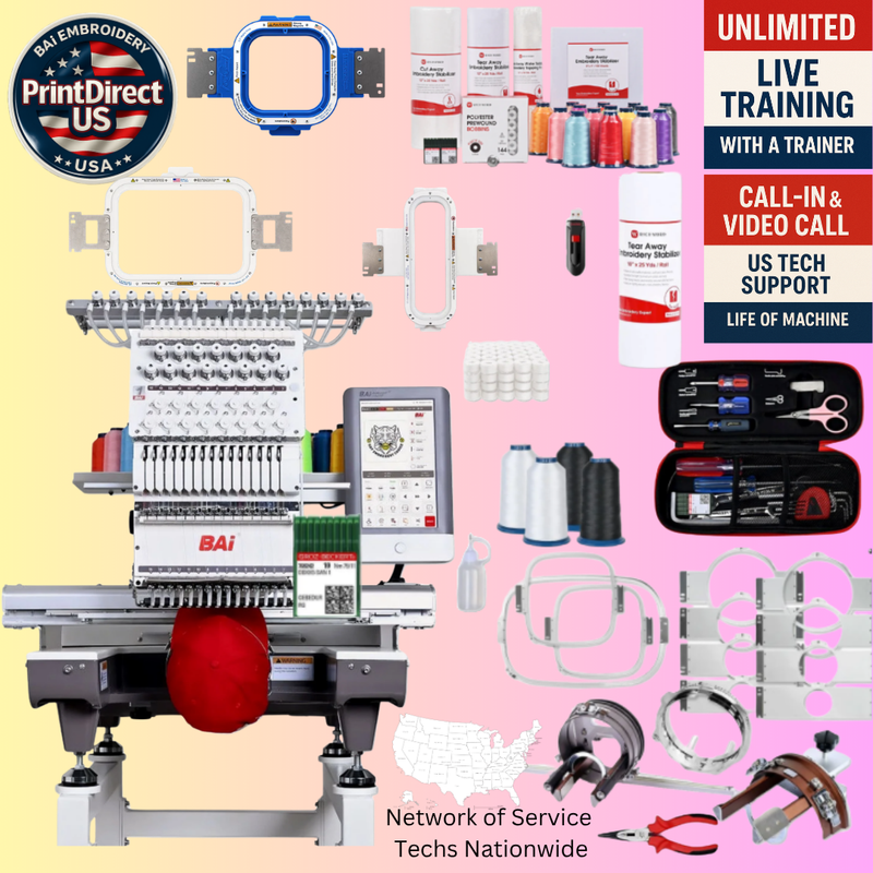 The (New) BAi Mirror, with Industry Favorite Mighty Hoop Bundle, Enhanced Starter Kit,  and shipping included or Pick Up!