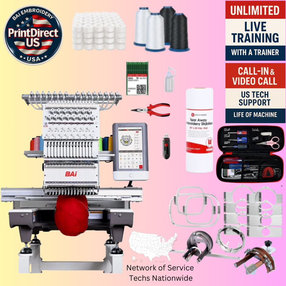 BAi Embroidery Machines – PrintDirect US