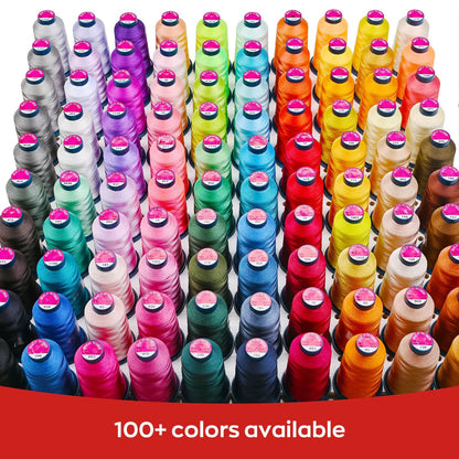 100 Individual colors 4000m 108D/2 40wt Richword Selected Polyester Embroidery Thread / Sewing Thread