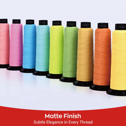 20 Individual Colors 2500m 120D/2 40wt Richword Selected Matte Embroidery Thread / Sewing Thread