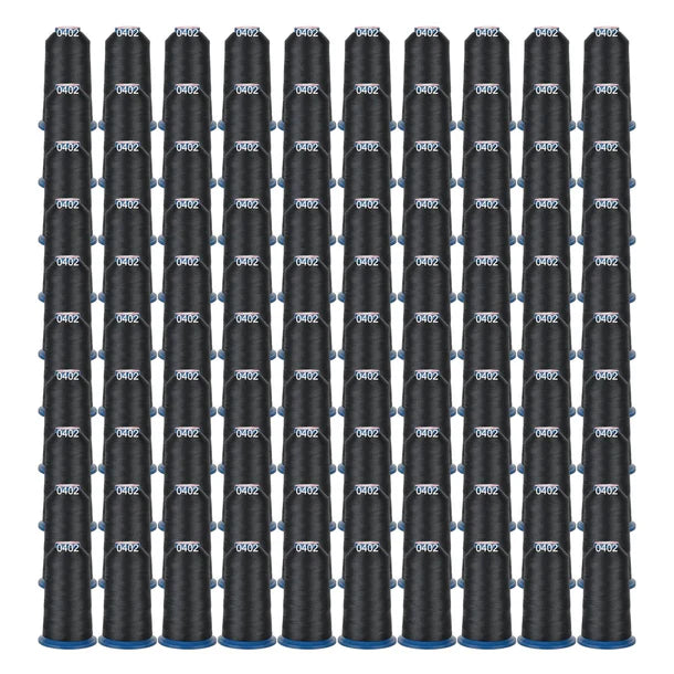 4000m*100rolls Black402 108D/2 40wt  Polyester Thread