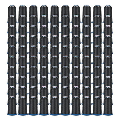 4000m*100rolls Black402 108D/2 40wt  Polyester Thread