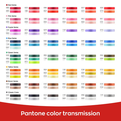 100 Individual colors 4000m 108D/2 40wt Richword Selected Polyester Embroidery Thread / Sewing Thread