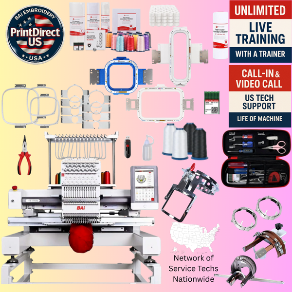 The (New) BAi Vision, with Industry Favorite Mighty Hoop Bundle, Enhanced Starter Kit and shipping included!