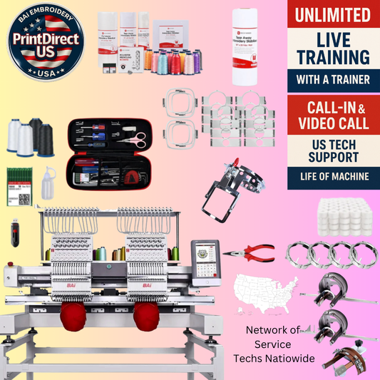 The (New) BAi Vision (2 Head), with Enhanced Starter Kit, Pocket Frames, and shipping included or Pick Up!