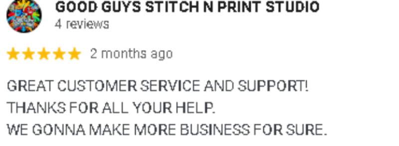 Customer Review - Good Guys