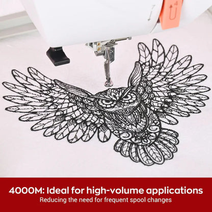 4000m*15colors Christmas Richword 108D/2 40wt Polyester Embroidery Thread / Sewing Thread