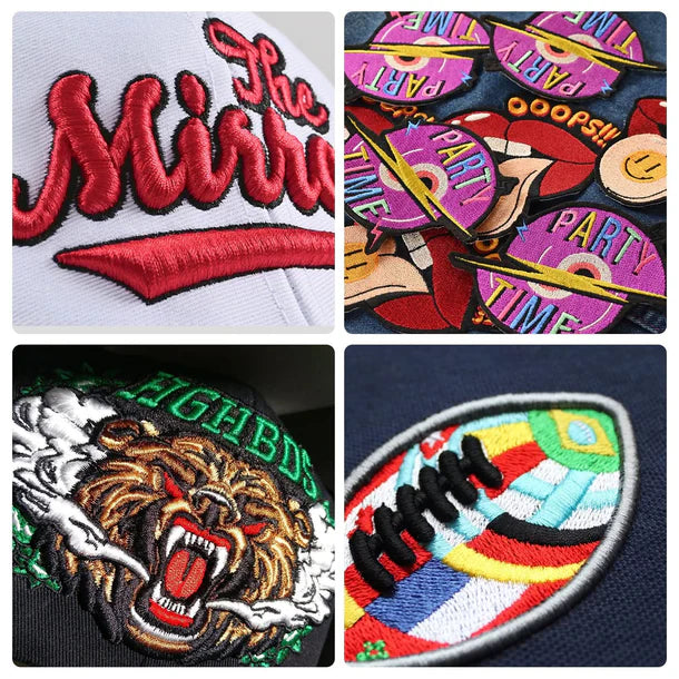 4000m* 4 pack 2 White, Black and Red 108D/2 40wt Richword Polyester Embroidery Thread / Sewing Thread