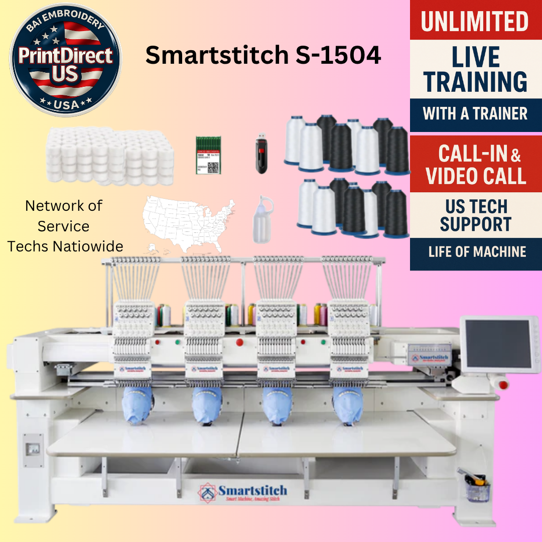 The Smartstitch S-1504, Embroidery Starter Kit, Shipping Included or Pick Up Standard Package (Copy)