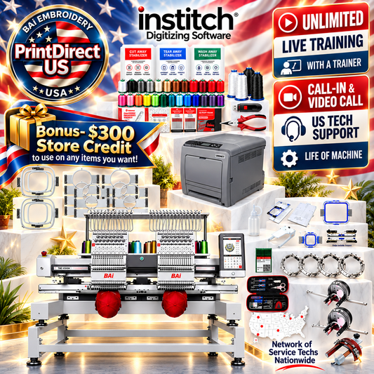 BAi Vision 2-Head Stitch & Print Bundle