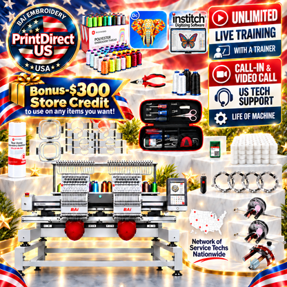 BAi Vision 2-Head Wilcom Bundle