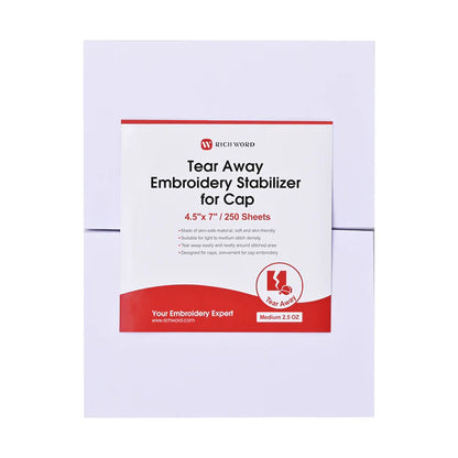 Cap Tear Away Stabilizer 4in*100Yards?1Roll?