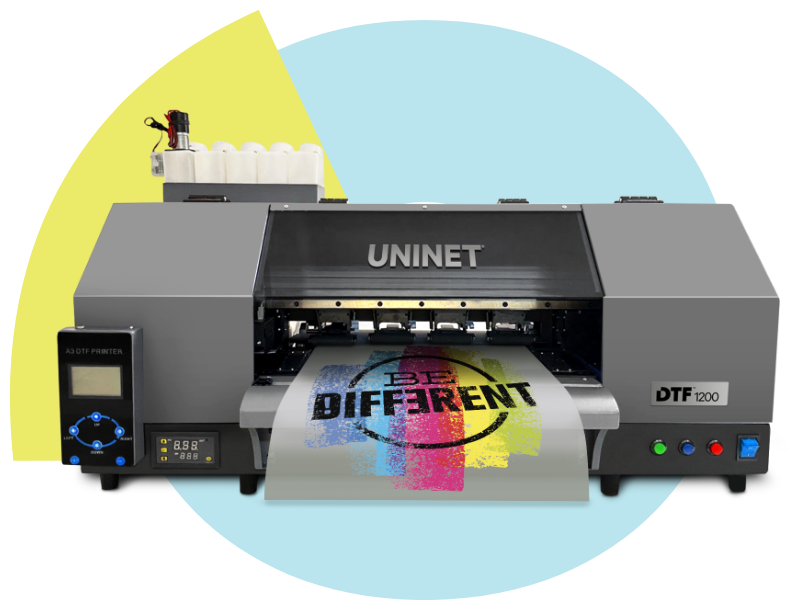 UNINET® DTF™ 1200  Direct-to-Film Printer Bundle w/ Shake- N-Bake
