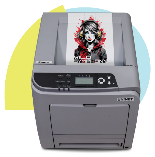 UNINET® IColor™ 340 Apparel PLUS White Toner Transfer Printer