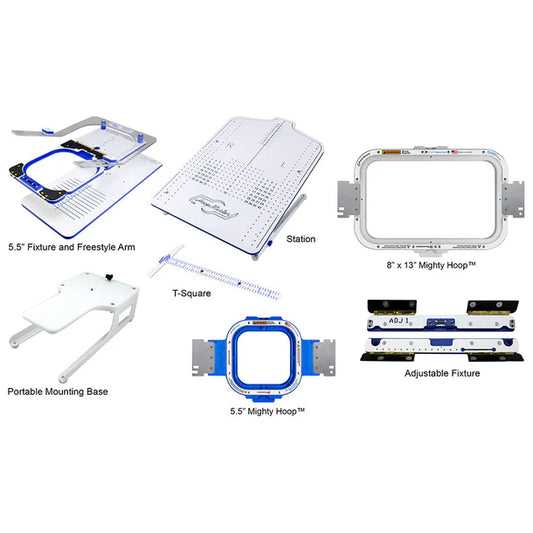 Mighty Hoop 5.5" with 8"×13" Kit for JANOME