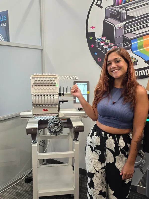 BAi Embroidery Machine with Model
